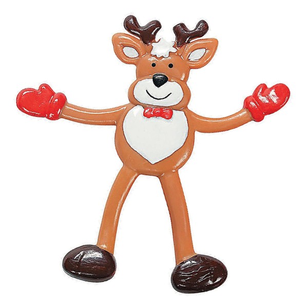 Reindeer Bendable Christmas Holiday Toy Figure Reindeer Bendable Christmas Holiday Toy Figure