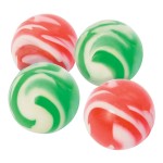Christmas Red Swirl Green Swirl 1 Inch Bouncy Balls Christmas Red Swirl Green Swirl 1 Inch Bouncy Balls