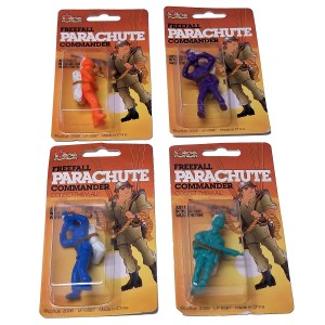 RTD-4117 : Freefall Parachute Commander Large 2.5 Inch Paratrooper Toy at HatsForDogs.com