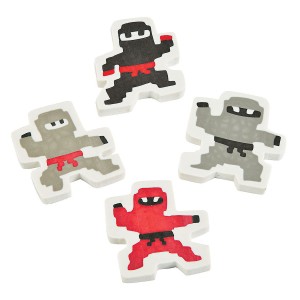 RTD-4126 : Large Ninja Erasers at HatsForDogs.com