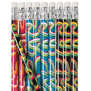 RTD-4161 : Crazy Wave Pencils 12-Pack at HatsForDogs.com