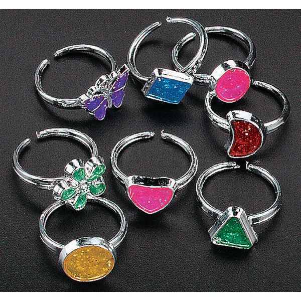 Plastic Jewel Toy Rings Plastic Jewel Toy Rings