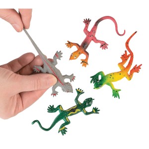 RTD-4177 : Assorted Stretchy Rubber Painted Lizards at HatsForDogs.com