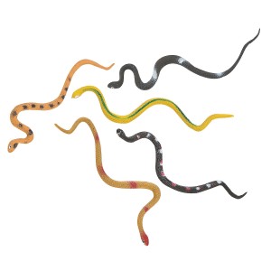 RTD-4501 : Assorted Realistic Vinyl Snakes at HatsForDogs.com
