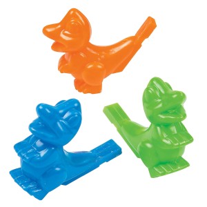 RTD-4512 : Plastic Dinosaur Water Whistles at HatsForDogs.com