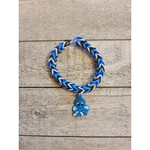 Octopus Rainbow Loom Fishtail Design Stretch Bracelet Octopus Rainbow Loom Fishtail Design Stretch Bracelet