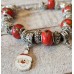 TYD-1196 : Festive Merry Christmas Holiday Theme Charm Bracelet at HatsForDogs.com