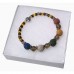 RTD-3981 : Lava Bead Essential Oils Fall Colors Bracelet with Glass Beads at HatsForDogs.com