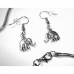 RTD-4021 : Safari Jungle Theme Necklace Bracelet Earring Set w/ Elephant Charm at HatsForDogs.com