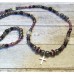 RTD-4043 : Cross Hematite Star/Moon Bead Stretch Necklace / Multiwrap Bracelet at HatsForDogs.com