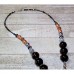 RTD-4034 : Tassel Long Beaded Chain Necklace and Earring Set at HatsForDogs.com
