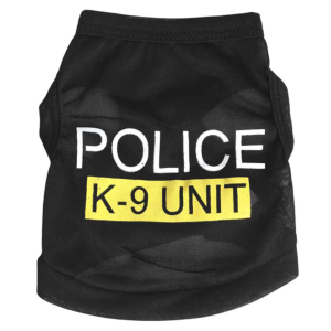 RDD-1006 : Police K-9 Unit Puppy Dog Costume Vest - Size Small at HatsForDogs.com