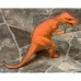 AJD-1099 : Squeaky Rubber Dinosaur Toy Orange T-Rex at HatsForDogs.com