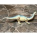 AJD-1100 : Squeaky Rubber Dinosaur Toy Blue Brachiosaurus at HatsForDogs.com