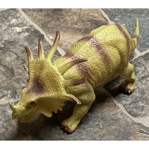 AJD-1102 : Squeaky Rubber Dinosaur Toy Purple Parasaurolophus at RTD Gifts