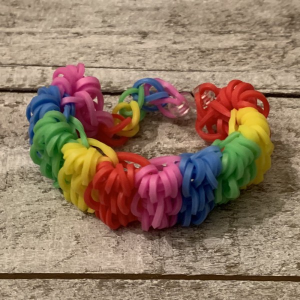 Rainbow Loom Rainbow Shuffle Bracelet Rainbow Loom Rainbow Shuffle Bracelet