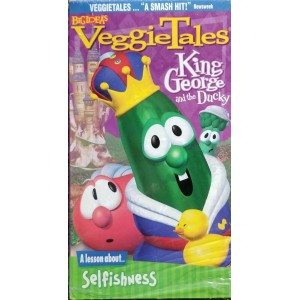 TYD-1144 : VeggieTales: King George and the Ducky (VHS, 2000) New at HatsForDogs.com